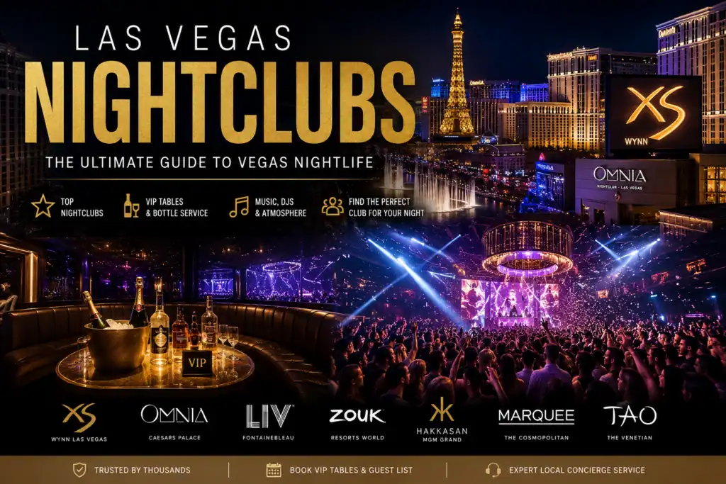 Las Vegas nightclubs crowd and VIP planning guide for choosing the right club